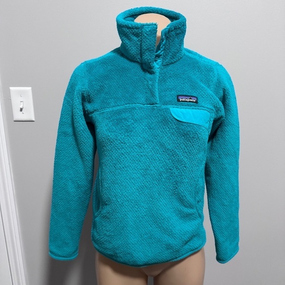 Patagonia Re-Tool Snap T Fleece Pullover Blue XXS Women’s Jacket - Picture 2 of 5
